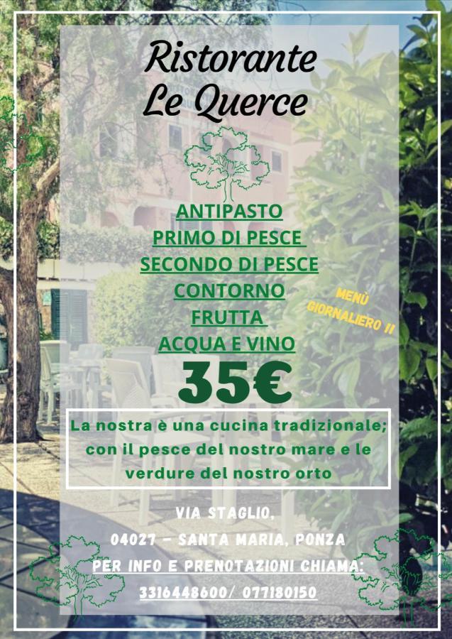 Albergo Le Querce Ponza Dış mekan fotoğraf